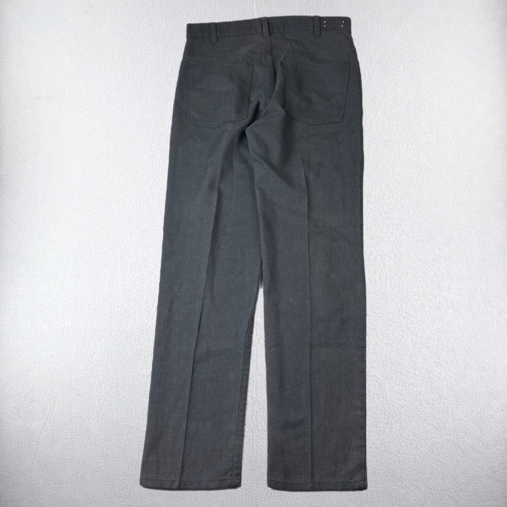 Vintage 60s Levi's Sta-Prest 517 Pants 31x29 Black Talon 42 Zip Big E Black Tab